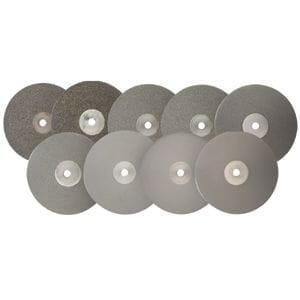 8"x 1/2" mutltiple sizes Diamond Electroplated Flat Lap Lapidary polishing disc 
